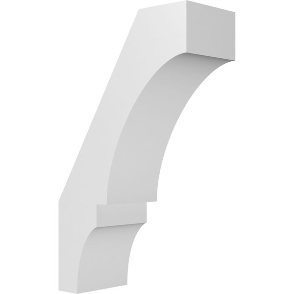 Ekena Millwork 5 1/2-in. W x 12-in. D x 20-in. H Balboa Architectural Grade PVC Knee Brace BRCP055X12X20BOA - main